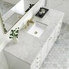 James Martin Vanities Chicago 60in Single Vanity, Glossy White w/ 3 CM Eternal Jasmine Pearl Top 305-V60S-GW-3EJP